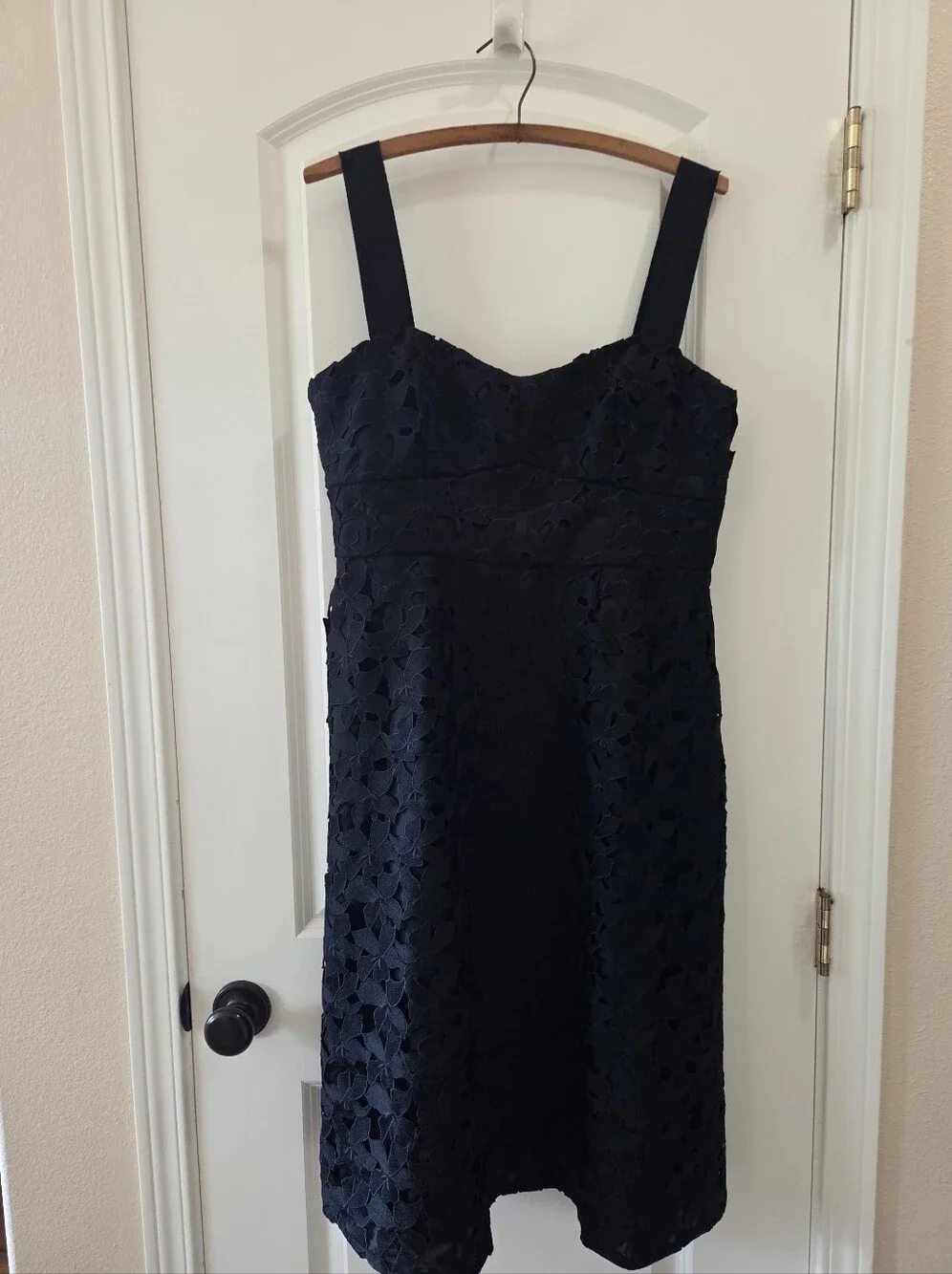 J. Crew Black Lace Dress